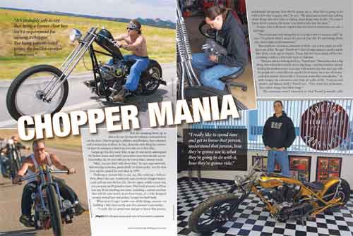 Spread two of Chopper Mania feature