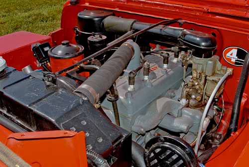Willys CJ-2A—engine