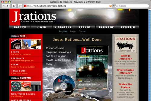 J Rations Home Web Page