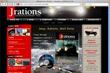 J Rations Magazine Website