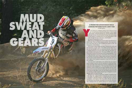 Spread one of Mud, Sweat and Gears feature