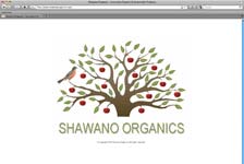 Shawano Organics website